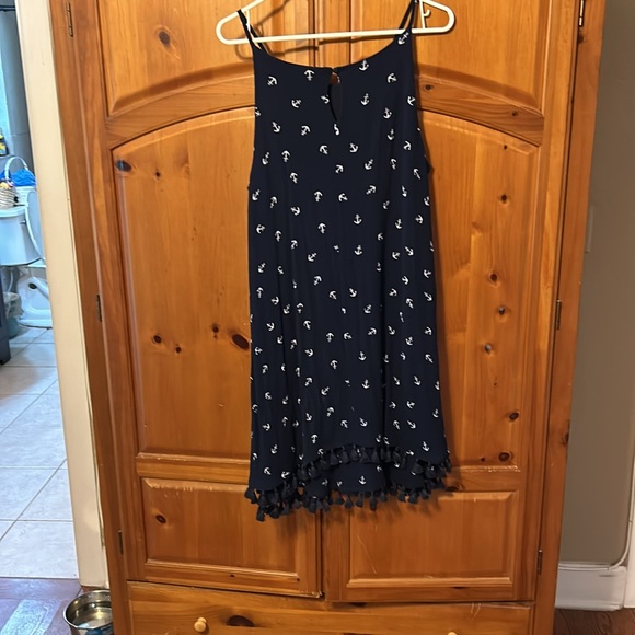 Nina Leonard navy anchor sundress - Picture 3 of 8